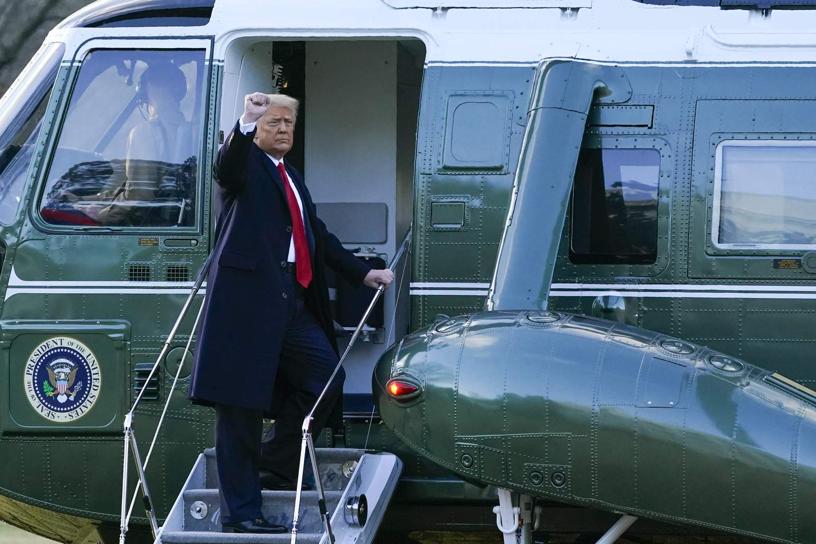 Trump leaves White House, says 'It's been a great honor'