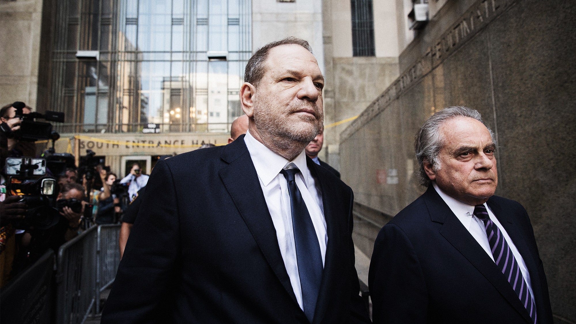 Harvey Weinstein and Benjamin Brafman