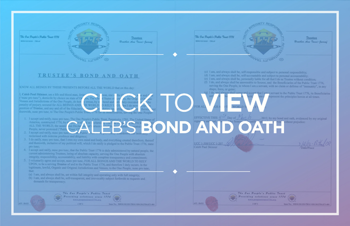 Caleb's Bond & Oath