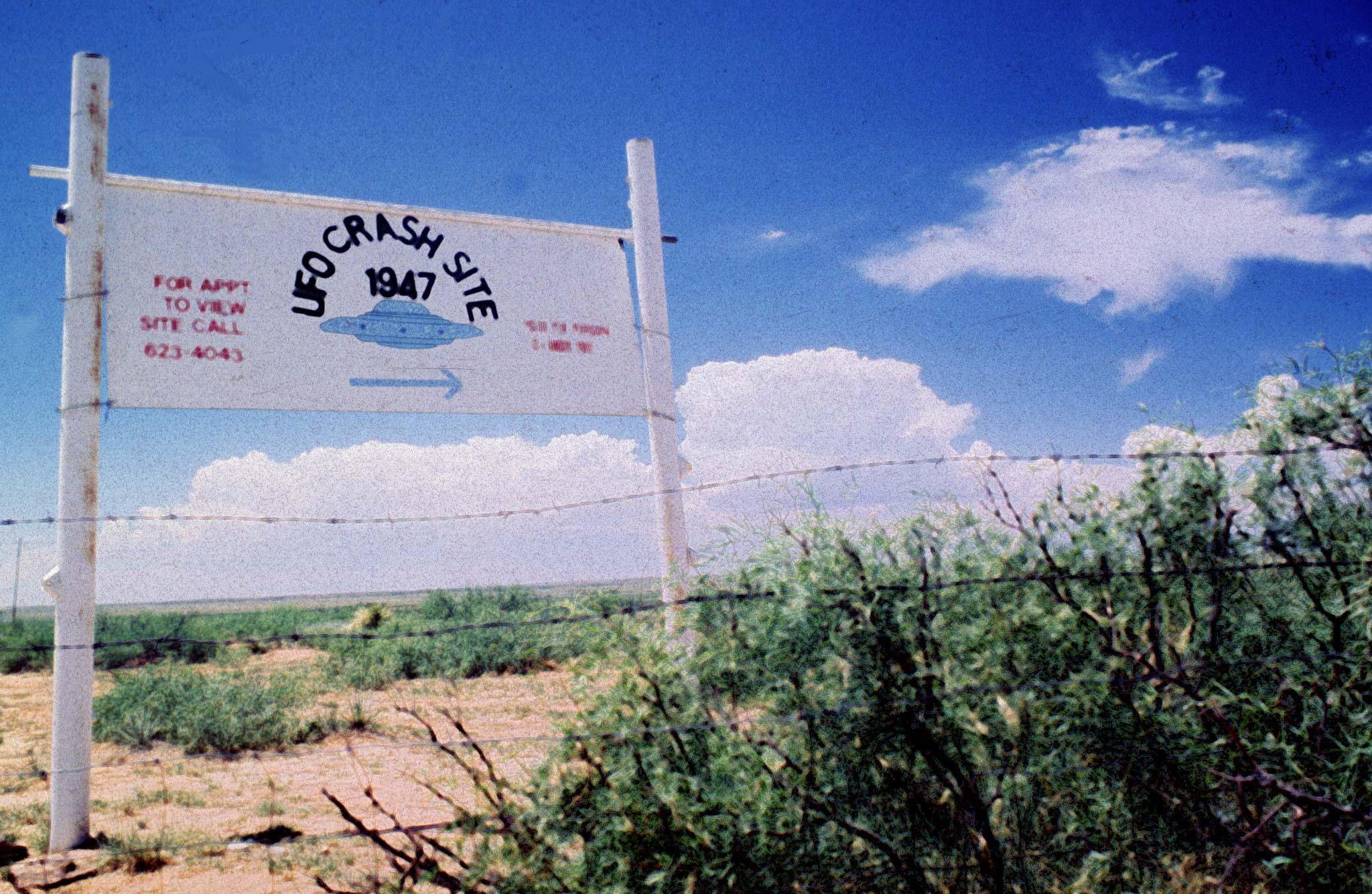 The site of the Roswell crash